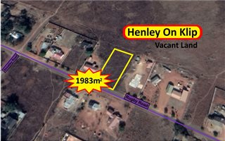 1983 m² Land available in Henley on Klip