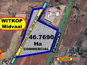 46.8 ha Land available in Pendale AH