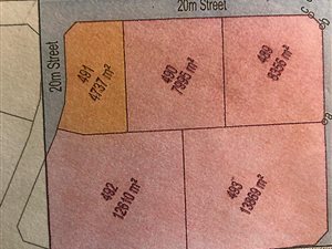 7.3 ha Land available in Waterval East