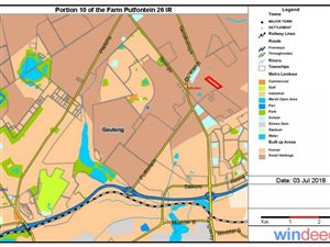 7 ha Farm in Putfontein