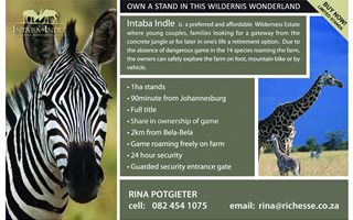 1 ha Land available in Bela-Bela (Warmbaths)