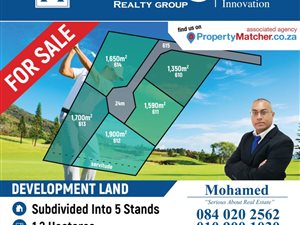 1.2 ha Land available in Ruimsig