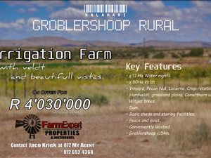83 m² Farm in Groblershoop