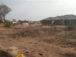 1600 m² Land available in Hammanskraal