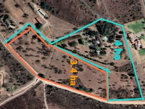 3.4 ha Land available in Honingklip AH