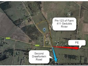 13.7 ha Farm in Gedults River