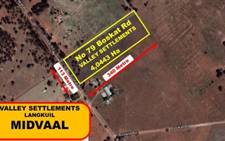 4 ha Farmland in Valley Settlements AH