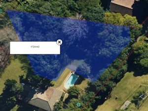 1645 m² Land available in Kloof