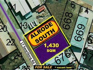 1430 m² Land available in Alrode