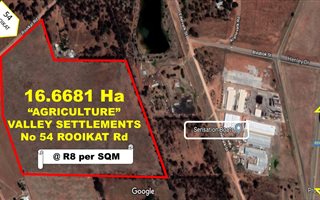 16.7 ha Farmland in Valley Settlements AH