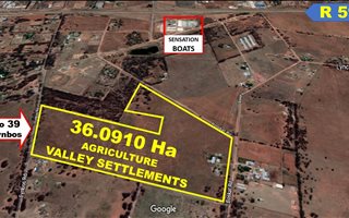36.9 ha Farmland in Valley Settlements AH