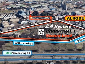 2.4 ha Land available in Alrode