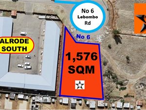 1576 m² Land available in Alrode