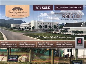 2 Bedroom Apartment in Stellenbosch Central
