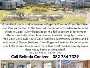 2 Bed House in Groenkloof Retirement Village