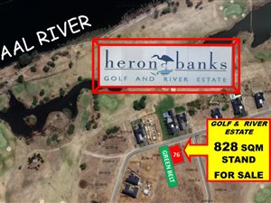 828 m² Land available in Heron Banks Golf And River Estate