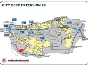 1200 m² Land available in City Deep