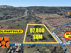 8.8 ha Land available in Olifantsvlei