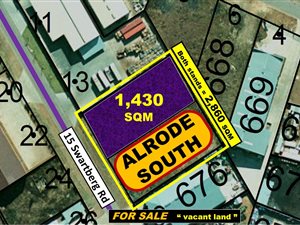 1430 m² Land available in Alrode
