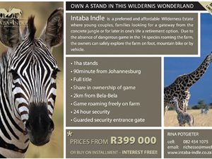 1 ha Land available in Bela-Bela (Warmbaths)