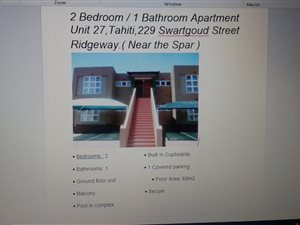 2 Bed Townhouse in Ridgeway
