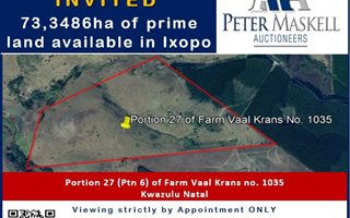73 ha Farm in Ixopo