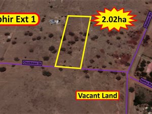 2 ha Land available in Ophir