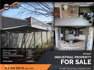 Industrial space in Vanderbijlpark Central