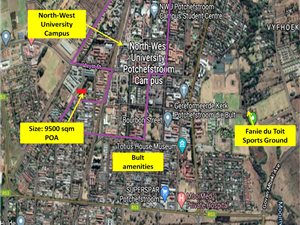9500 m² Land available in Die Bult