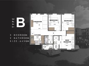 3 Bed Apartment in Witpoortjie