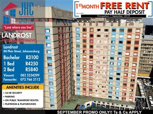 2 Bed Apartment in Johannesburg Central