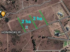 2 ha Land available in Honingklip AH