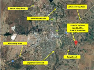 11.5 ha Farm in Vyfhoek