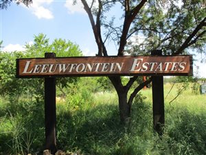 10 m² Land available in Leeuwfontein Estate