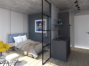 Studio Apartment in Stellenbosch Central