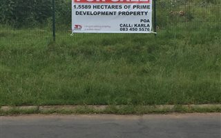 1.6 ha Land available in Bedfordview