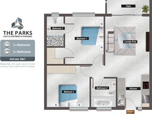 2 Bed Apartment in Riversands Commercial Park
