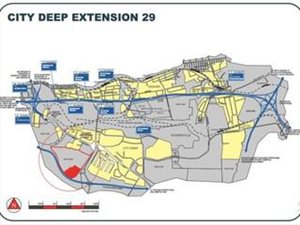 1200 m² Land available in City Deep