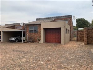 2 Bed Townhouse in Witpoortjie