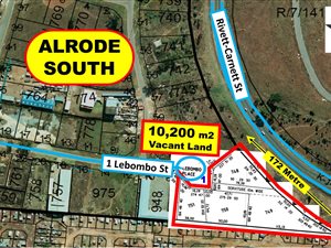 1 ha Land available in Alrode